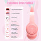 🐾🎧 Cute Cat Ear Wireless Bluetooth Headphones with LED Flash Light – Perfect Gift for Music & Style Lovers! 💖✨