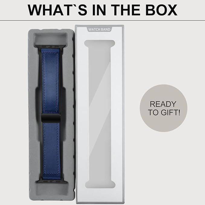 Premium Smartwatch with Genuine Leather Strap – Stylish Fitness & Lifestyle Watch