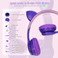 🐾🎧 Cute Cat Ear Wireless Bluetooth Headphones with LED Flash Light – Perfect Gift for Music & Style Lovers! 💖✨