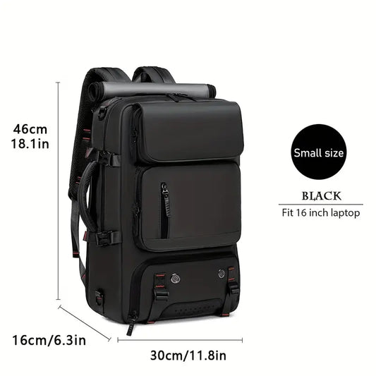 🎒 43.94cm Large Capacity Hiking Backpack – Unisex Travel Bag with USB Charging Port, Padded Straps & Multi-Use Design for Work, Gym, and Getaways 🌍🧳