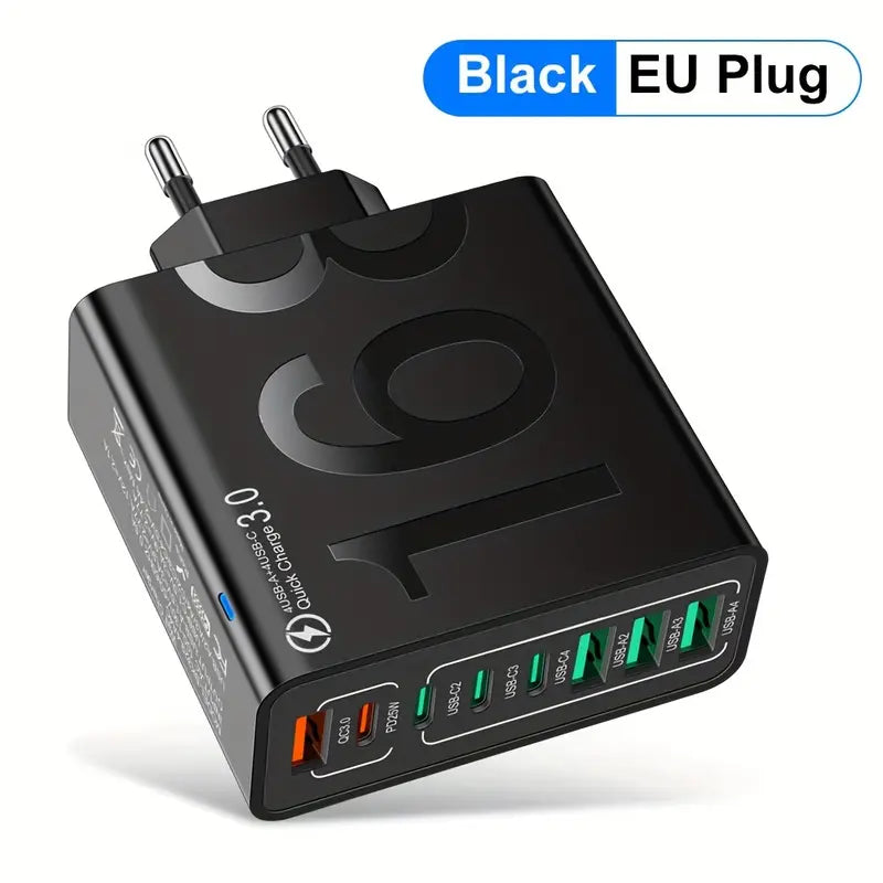 🔌⚡ 8-in-1 Fast Charging USB Adapter – Power Everything in One Go! 🔋📱
