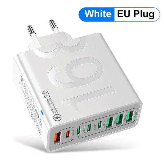 🔌⚡ 8-in-1 Fast Charging USB Adapter – Power Everything in One Go! 🔋📱